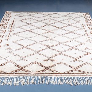 Moroccan Azilal Rug 6.52 ft x 5.31 ft, Authentic Azilal Rug, Azilal Moroccan Area Rug, Berber handmade carpet, Moroccan Rug, Wool Rug