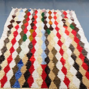 Moroccan Azilal Rug 7.87 ft x 4.59 ft, Authentic Azilal Rug, Azilal Moroccan Area Rug, Berber handmade carpet, Moroccan Rug, Wool Rug