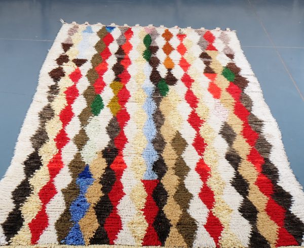 Moroccan Azilal Rug 7.87 ft x 4.59 ft, Authentic Azilal Rug, Azilal Moroccan Area Rug, Berber handmade carpet, Moroccan Rug, Wool Rug