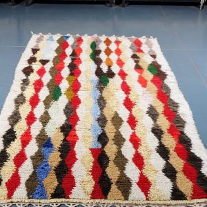 Moroccan Azilal Rug 7.87 ft x 4.59 ft, Authentic Azilal Rug, Azilal Moroccan Area Rug, Berber handmade carpet, Moroccan Rug, Wool Rug