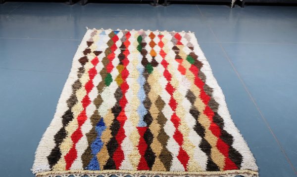 Moroccan Azilal Rug 7.87 ft x 4.59 ft, Authentic Azilal Rug, Azilal Moroccan Area Rug, Berber handmade carpet, Moroccan Rug, Wool Rug