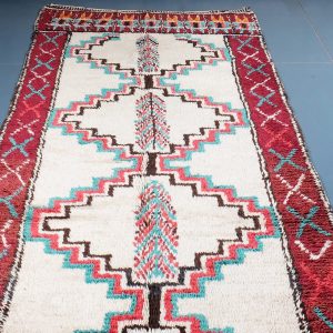 Moroccan Azilal Rug 9.41 ft x 4.13 ft, Authentic Azilal Rug, Azilal Moroccan Area Rug, Berber handmade carpet, Moroccan Rug, Wool Rug