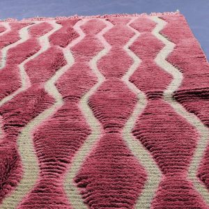 Custom Handmade Rug | Pink Moroccan rug | Custom Moroccan Rug  | Beni ourain rug | Custom Rug | Pink Berber carpet | Custom Berber Rug