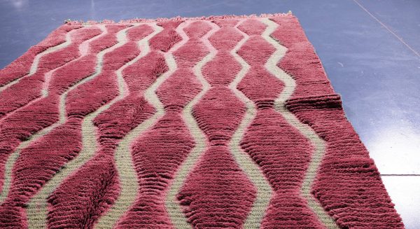 Custom Handmade Rug | Pink Moroccan rug | Custom Moroccan Rug  | Beni ourain rug | Custom Rug | Pink Berber carpet | Custom Berber Rug