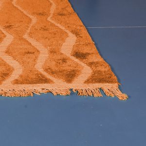 Orange Custom Moroccan rug , Handmade peach Moroccan Rug , Beni ourain carpet , Genuine Wool rug , Berber carpet ,Custom wool rugs