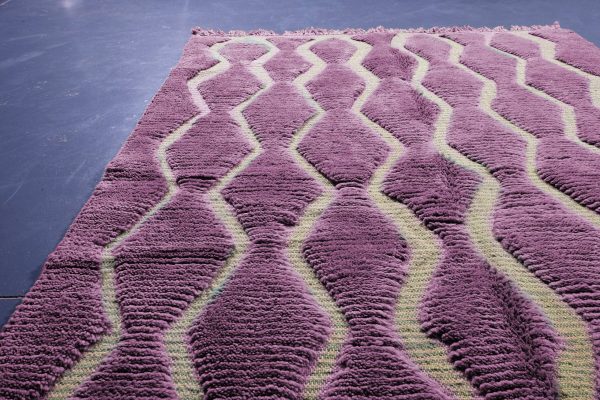 Pink moroccan rug | Handmade Moroccan Rug | Custom Pink rug | Beni ourain carpet |  Genuine Wool rug | Berber carpet | Custom wool rugs