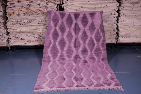 Pink moroccan rug | Handmade Moroccan Rug | Custom Pink rug | Beni ourain carpet |  Genuine Wool rug | Berber carpet | Custom wool rugs