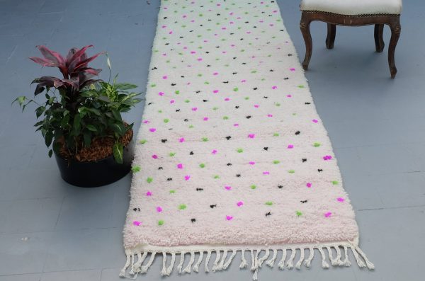 Moroccan rug runner | Handmade Rug | Beni ourain carpet | moroccan rug runner | 4x12 rug runner | wool runner rug  | runner rug