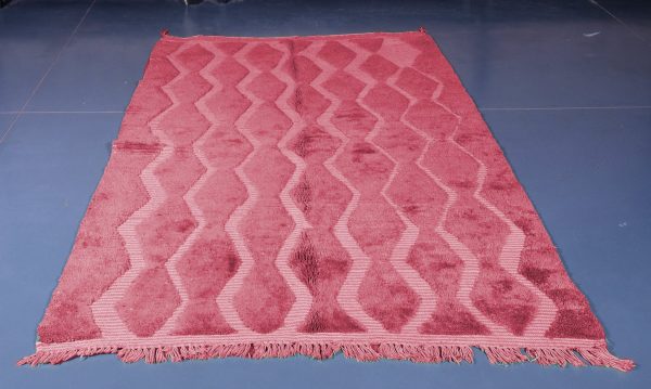 Custom Handmade Rug | Pink Moroccan rug | Custom Moroccan Rug  | Beni ourain rug | Custom Rug | Pink Berber carpet | Custom Berber Rug