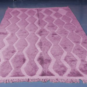 Pink moroccan rug | Handmade Moroccan Rug | Custom Pink rug | Beni ourain carpet |  Genuine Wool rug | Berber carpet | Custom wool rugs