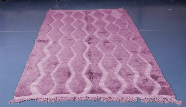 Pink moroccan rug | Handmade Moroccan Rug | Custom Pink rug | Beni ourain carpet |  Genuine Wool rug | Berber carpet | Custom wool rugs