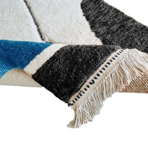 Moroccan Rug | Blue Rug | Abstract Rug | Hand Woven Rug | Berber Rug | Area Rug | Moroccan Rug Blue | Custom Rug | Art deco rugs