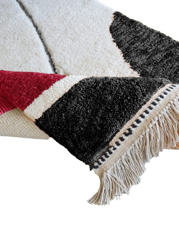 Art deco rugs | Moroccan Rug  | Abstract Rug | Hand Woven Rug | Berber Rug | Area Rug | Moroccan Rug Red | Custom Rug | Unique Accent Rug