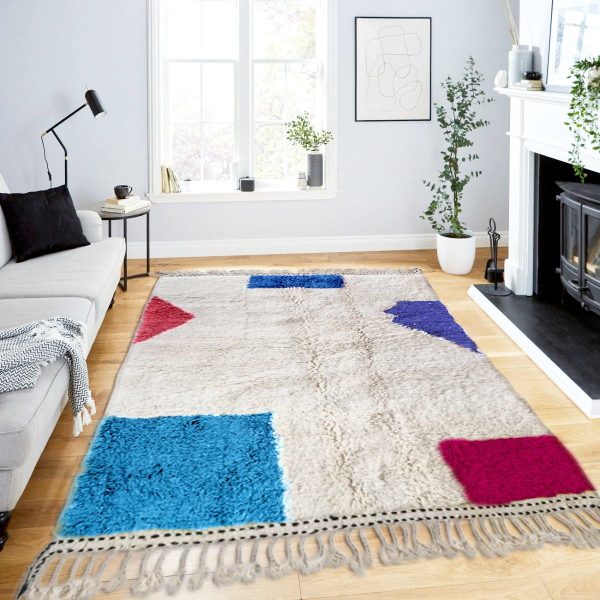 Art deco rug | Moroccan Rug | Art deco rugs | Custom Moroccan rug | Custom Art deco Rug | Pink Berber carpet | Custom Berber Rug | Blue Rug