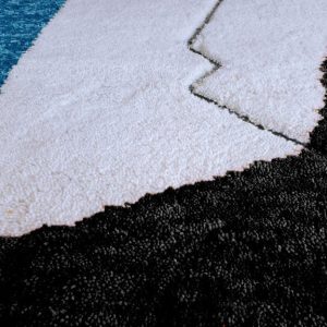 Moroccan Rug | Blue Rug | Abstract Rug | Hand Woven Rug | Berber Rug | Area Rug | Moroccan Rug Blue | Custom Rug | Art deco rugs