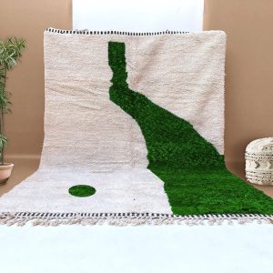 Moroccan rug | Green Moroccan rug