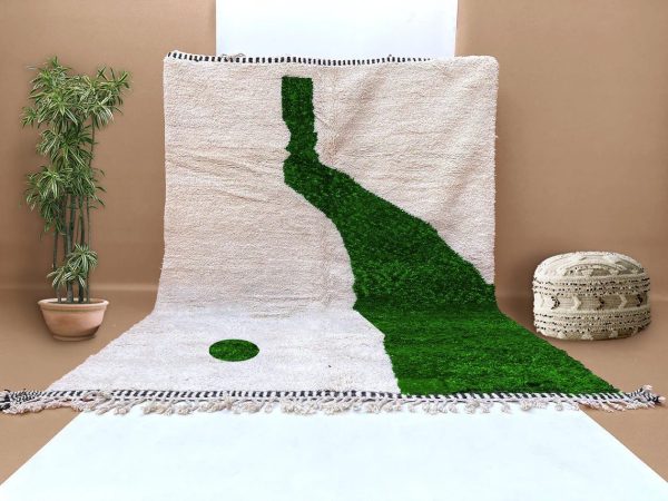 Moroccan rug | Green Moroccan rug