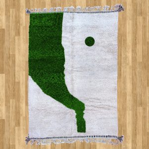 Moroccan rug | Green Moroccan rug