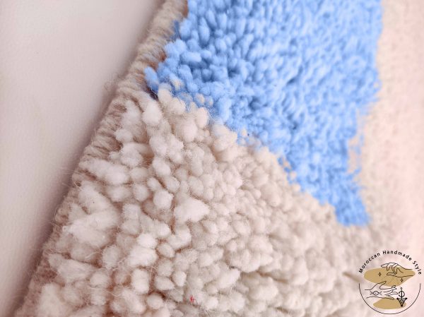Red Moroccan Blue | Custom Blue Rug