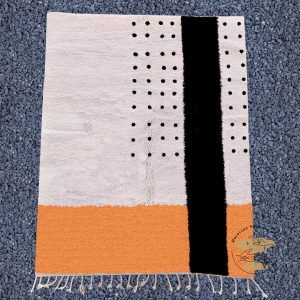 Custom Moroccan rug | Orange moroccan rug