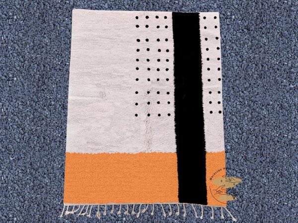 Custom Moroccan rug | Orange moroccan rug