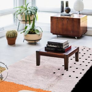 Custom Moroccan rug | Orange moroccan rug