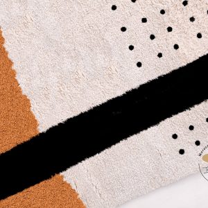 Custom Moroccan rug | Orange moroccan rug