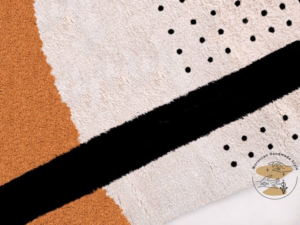 Custom Moroccan rug | Orange moroccan rug