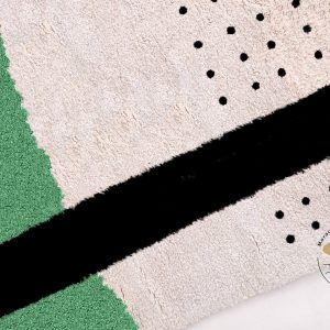 Custom Moroccan rug | Green Moroccan rug