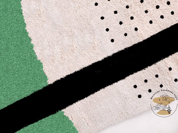 Custom Moroccan rug | Green Moroccan rug