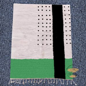 Custom Moroccan rug | Green Moroccan rug