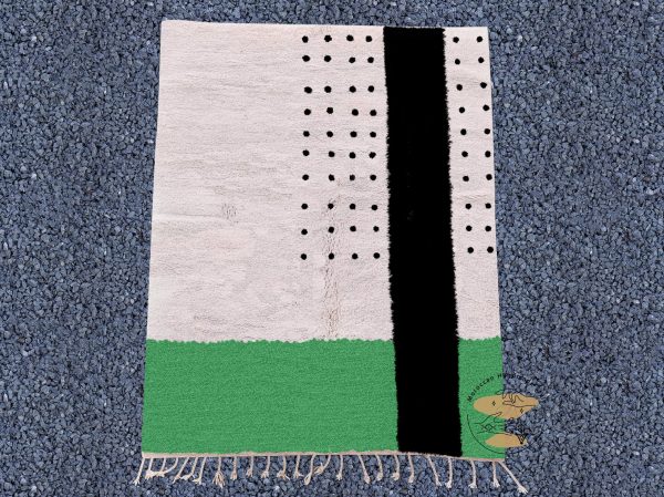 Custom Moroccan rug | Green Moroccan rug