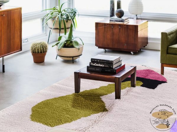 Green Moroccan Rug | Custom Rug