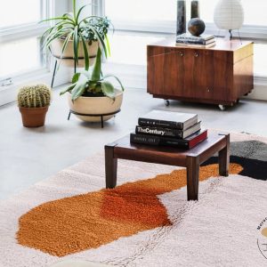 Custom Orange rug | Moroccan Rug