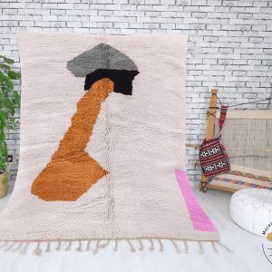 Custom Orange rug | Moroccan Rug