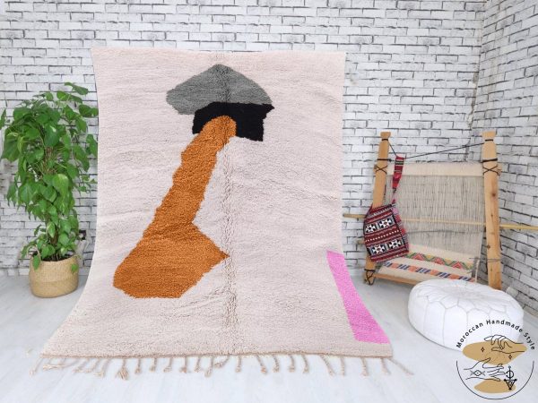 Custom Orange rug | Moroccan Rug