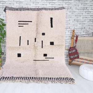 Authentic Moroccan rug |Berber carpet | Handmade rug 9x6 ft | Authentic moroccan rug | Custom Moroccan rug | Handmade Rug  | Moroccan Rug