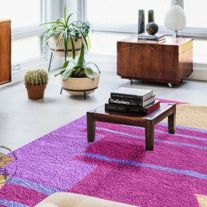 Custom Moroccan rug | Pink Morrocan rug