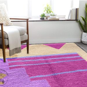 Custom Moroccan rug | Pink Morrocan rug