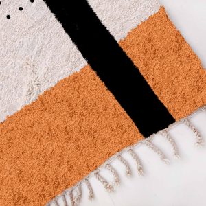 Custom Moroccan rug | Orange moroccan rug