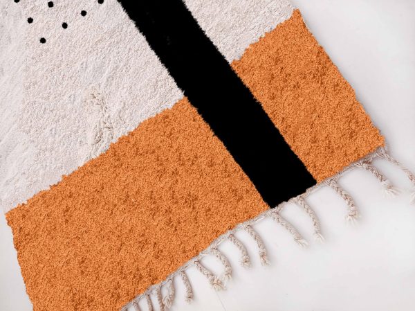 Custom Moroccan rug | Orange moroccan rug