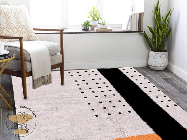 Custom Moroccan rug | Orange moroccan rug