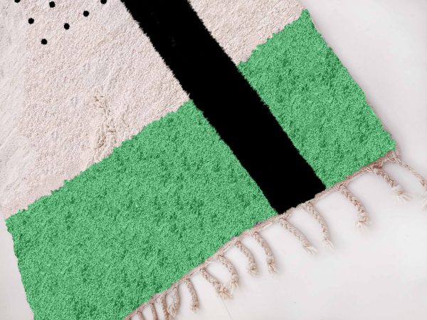 Custom Moroccan rug | Green Moroccan rug