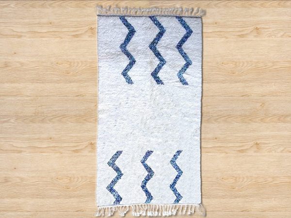 Custom Moroccan rug | Blue moroccan rug | Handmade Moroccan Rug | Blue rug | Moroccan shag rugs | Berber Moroccan rug | Handmade rug