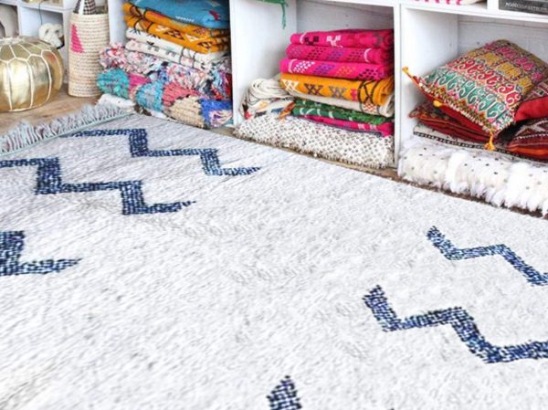 Custom Moroccan rug | Blue moroccan rug | Handmade Moroccan Rug | Blue rug | Moroccan shag rugs | Berber Moroccan rug | Handmade rug