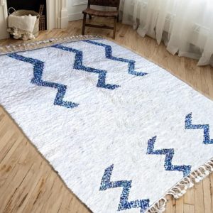 Custom Moroccan rug | Blue moroccan rug | Handmade Moroccan Rug | Blue rug | Moroccan shag rugs | Berber Moroccan rug | Handmade rug