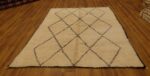 Authentic Beni ourain rug, 9.57 ft x 6.56 ft - Image 4