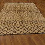 Authentic Beni ourain rug, 9.9x6.5 ft