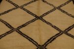Authentic art deco Beni Ourain rug 10.2x5.77 ft - Image 7