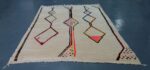 Geometric Mrirt Colored Rug 8.85 ft x6.65 ft - Image 2